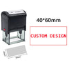 Customizable Self-Inking Rubber Stamp