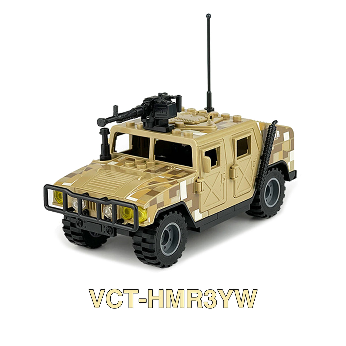 Military Hummer Tank Building Blocks Set