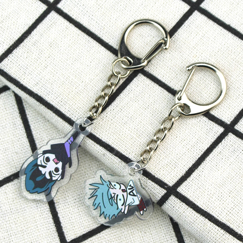 Cartoon Alien Stage Ivan & Till Acrylic Keychain
