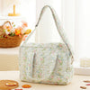 Quilted Maternity Diaper Bag with Crossbody Strap