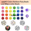 Pony Beads and Letter Beads Craft Kit for Bracelet Making