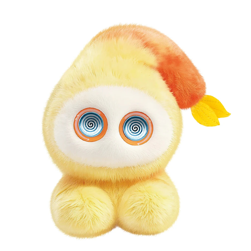 Interactive AI Plush Robot with LED Eyes & Voice Control
