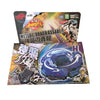 A box for a 4D Metal Fusion Battle Set featuring a launcher and spinning top.