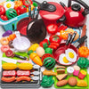 Pretend Play Food Cutting Set for Kids – Educational Fruit & Vegetable Toy