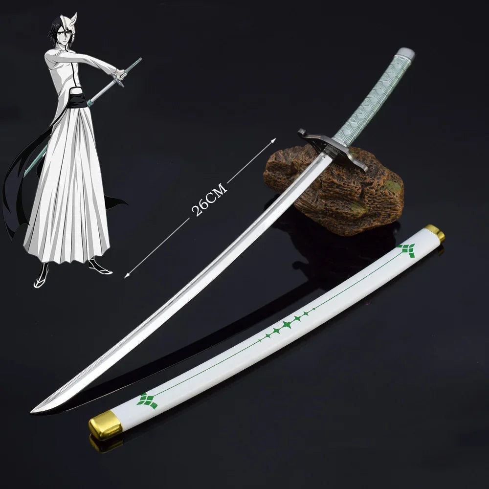 Compact Metal Katana – Bleach Anime Inspired Sword with Scabbard