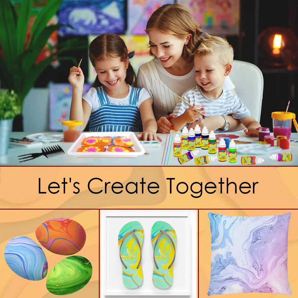 Kids Water Marbling Painting Kit