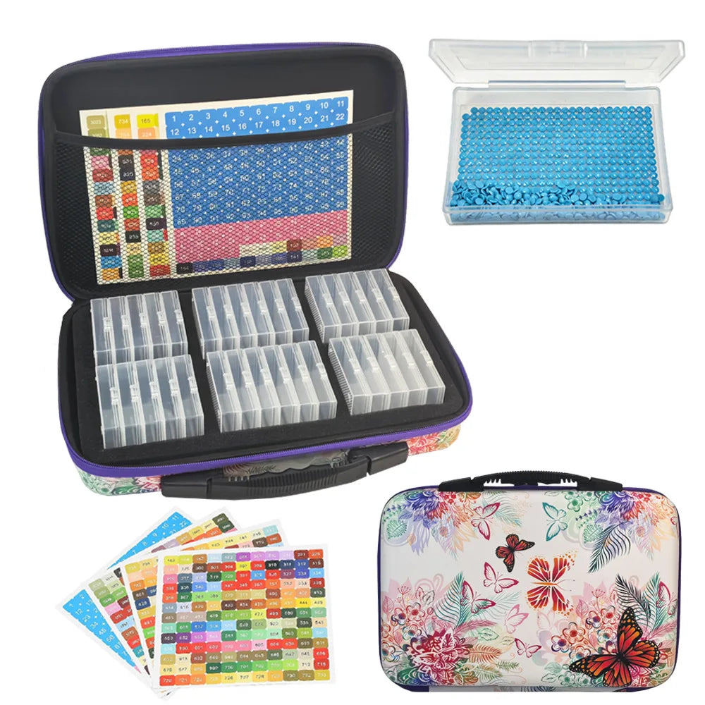 Diamond Painting Storage Trays with Lids (32 or 64 Grids)