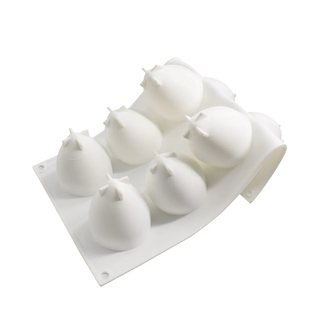 3D Strawberry Silicone Cake Mold for Baking & Dessert Decorating