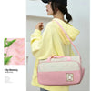 Multifunctional Crossbody Diaper Bag with Five-Piece Set