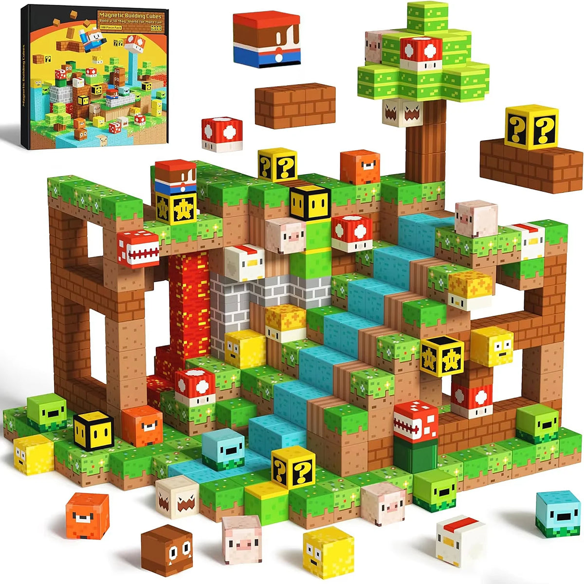 Magnetic Building Blocks Set for Kids – STEM Learning Toy