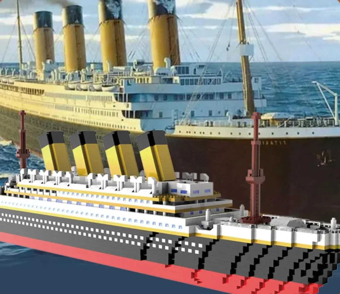 Titanic Cruise Ship Model Building Blocks Set