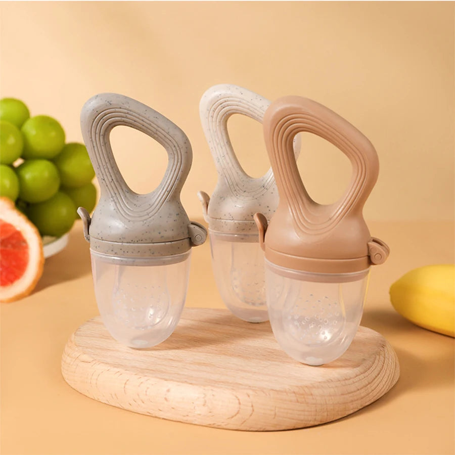 Baby Fruit Feeder with Silicone Mesh Bag