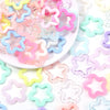 Colorful Acrylic Star Pendants for DIY Jewelry Making & Keychains