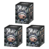 A box of Ash vinyl figures featuring characters from Seven Divine Melodies with bag charm keychains.