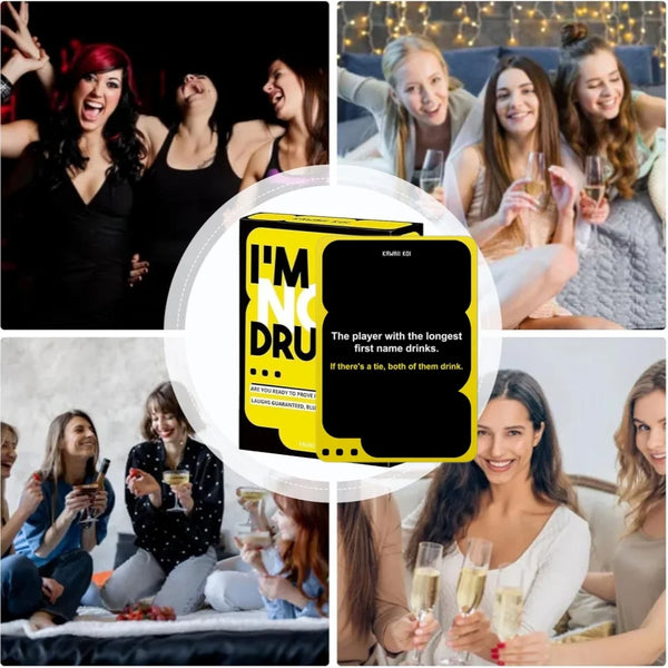Party Truth or Dare Drinking Game Card Set for Adults