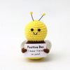 Emotional Support Crochet Doll – Funny Positive Gift for Friends & Desk Decor