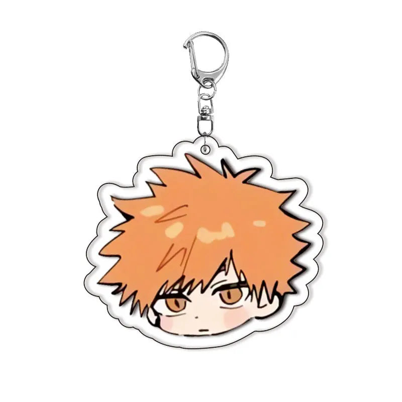 Acrylic keychain set featuring characters Isagi, Bachira, and Kunigami from Blue Lock