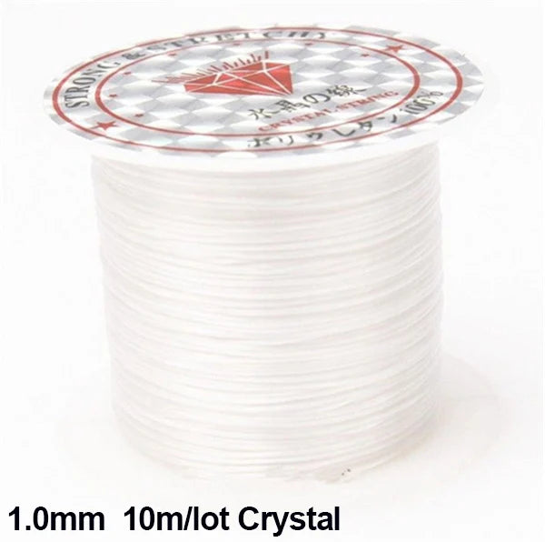 Elastic Crystal Beading Cord - 100m Roll for Jewelry Making