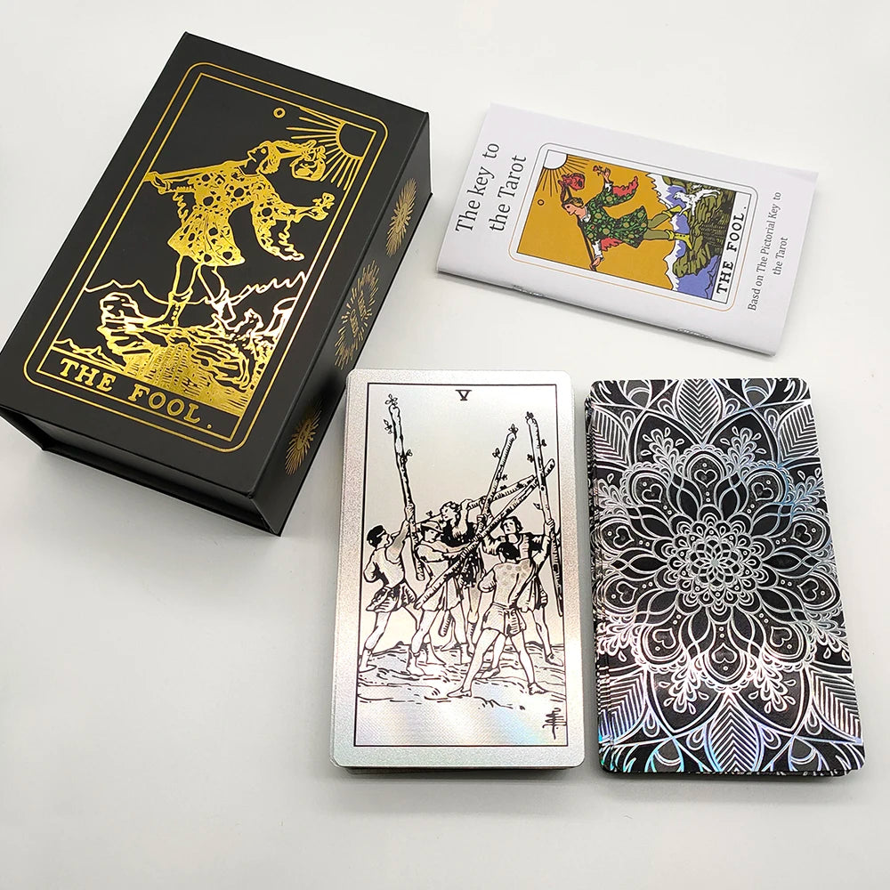 Gold Foil Rider Waite Tarot Deck