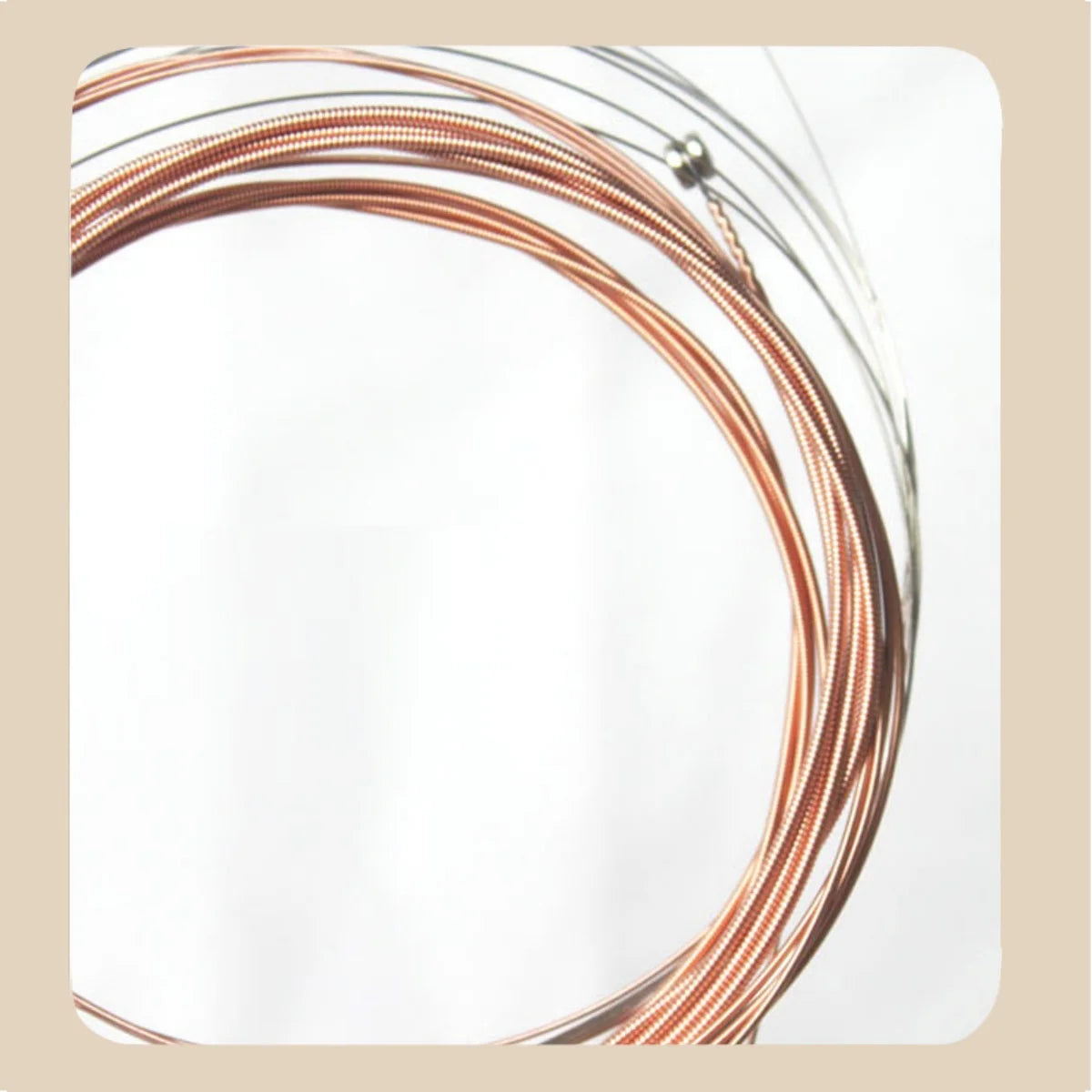 Acoustic Guitar Strings Set – Durable Steel Core with Coated Copper Alloy Windings
