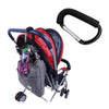 Heavy-Duty Aluminum Carabiner Stroller Hooks for Bags and Purses