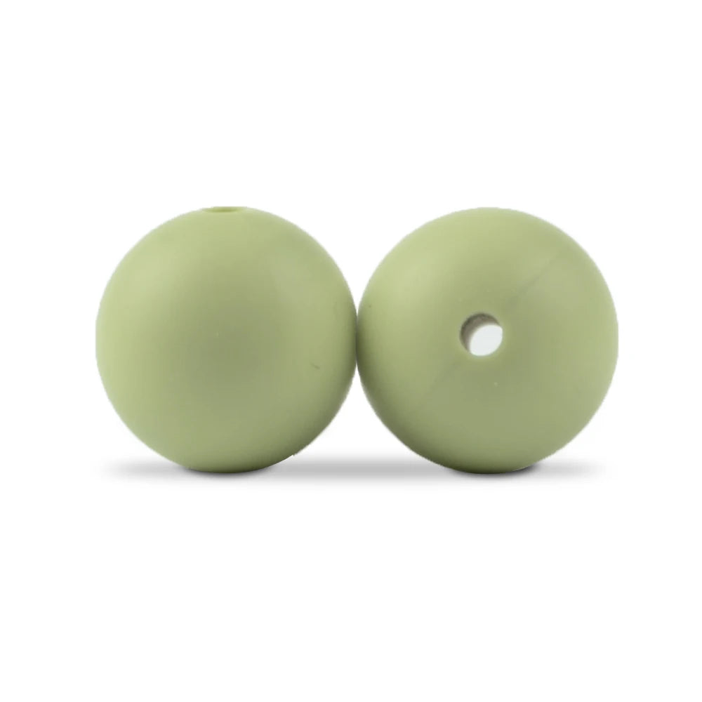 Food-Grade Silicone Beads for Jewelry Making (50-Pack)