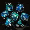 Handmade Resin Sharp Edge Dice Set for RPG Games