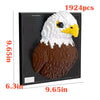 3D Mosaic Art Building Block Set — Shark, Eagle & Parrot Designs