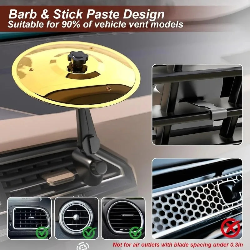 Barb & Stick Paste Design for vehicle vent models shown with various vent styles