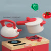 Kids Pretend Play Kitchen Set with Pots and Accessories