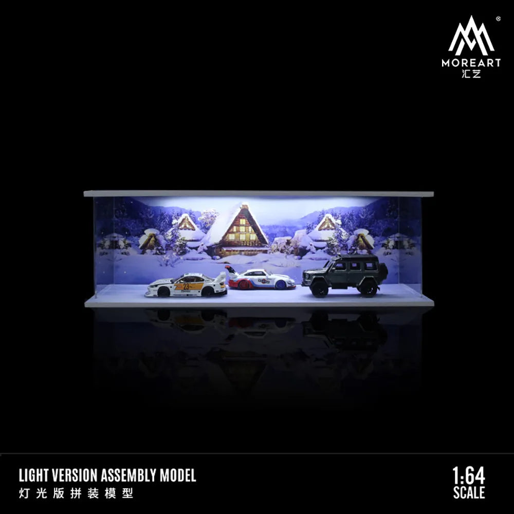 1:64 Scale Garage Diorama Model Kit with Working Lights