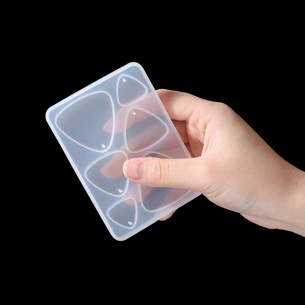 Geometric Silicone Mold for Epoxy Resin Jewelry Making
