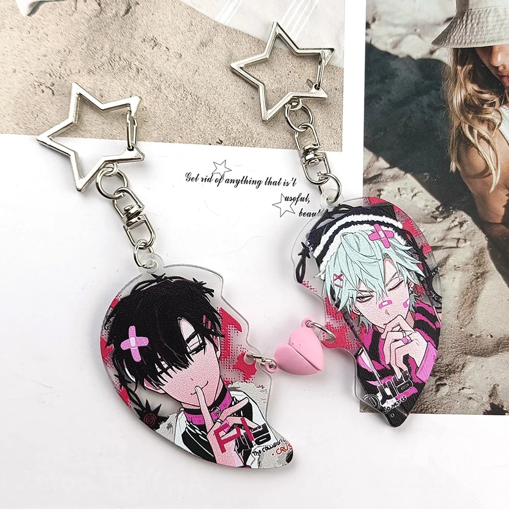 Cartoon Alien Stage Ivan & Till Acrylic Keychain