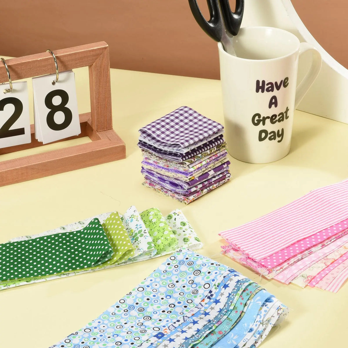 Pre-Cut Pink Cotton Jelly Rolls for Quilting & DIY Sewing