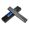 A black hard case containing a professional 24-hole C tone tremolo harmonica.