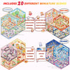 3D Cartoon Sticker Book with 20 Interactive Scenes