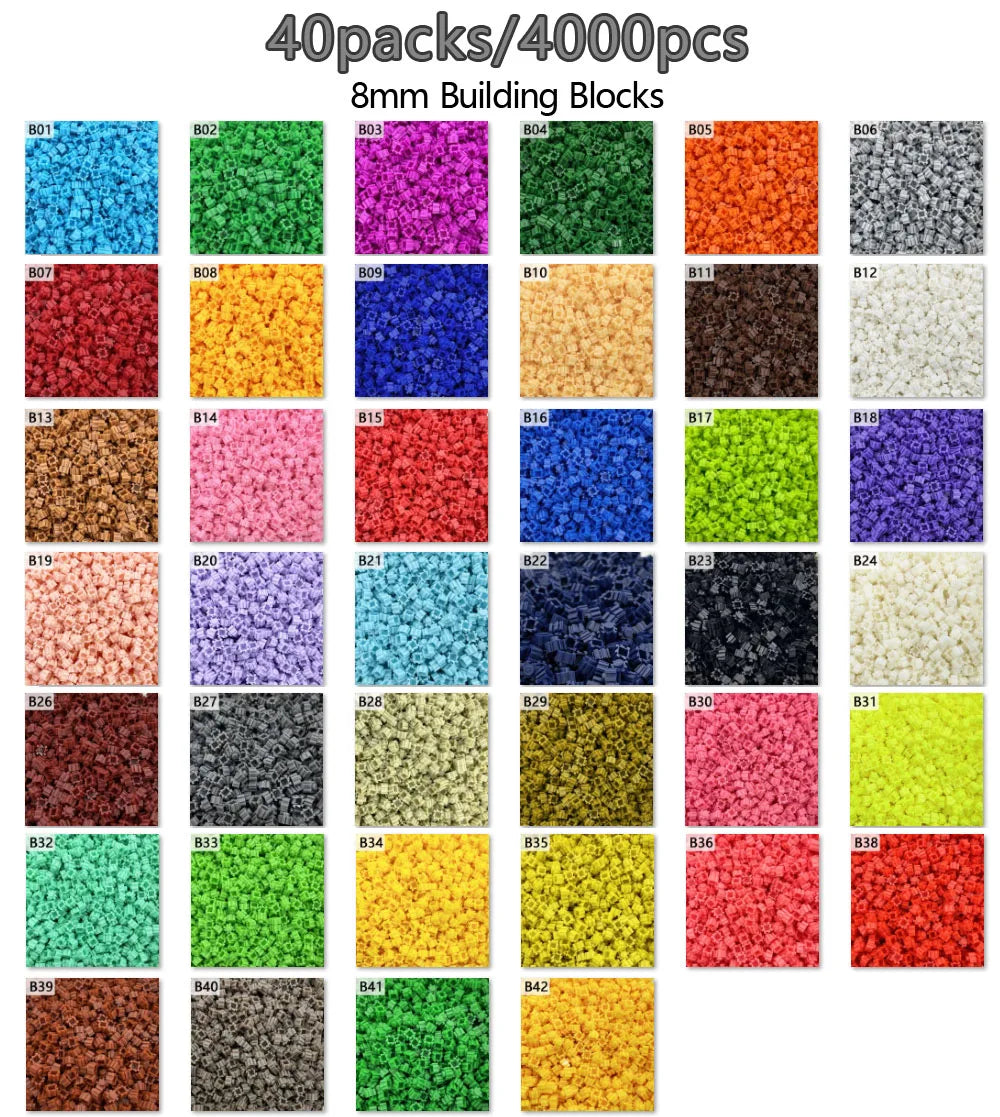 Pixel Art Micro Building Blocks – 3D Diamond Puzzle Set for Kids