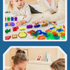 Translucent Colorful Letters & Numbers Set for Sensory Learning