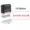 Customizable Self-Inking Rubber Stamp