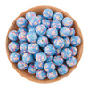 Pink Silicone Round Beads for DIY Jewelry Making