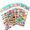 40 Mixed Puffy Animal & Cartoon Sticker Pack for Kids