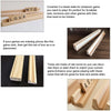 Portable Wooden Domino Trays (Set of 4)