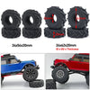 1.0" Mud Terrain Tires for 1/18 & 1/24 RC Crawlers (4-Pack)
