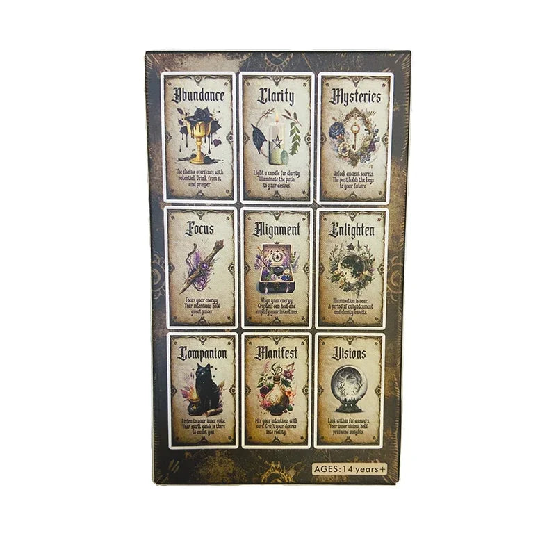 Wise Witch Oracle Deck – 20-Card Fortune Telling Set