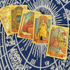 Gold Foil Waterproof Tarot Card Deck with Guidebook