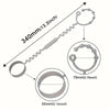 Adjustable Silicone Pacifier Clip with Anti-Drop Chain