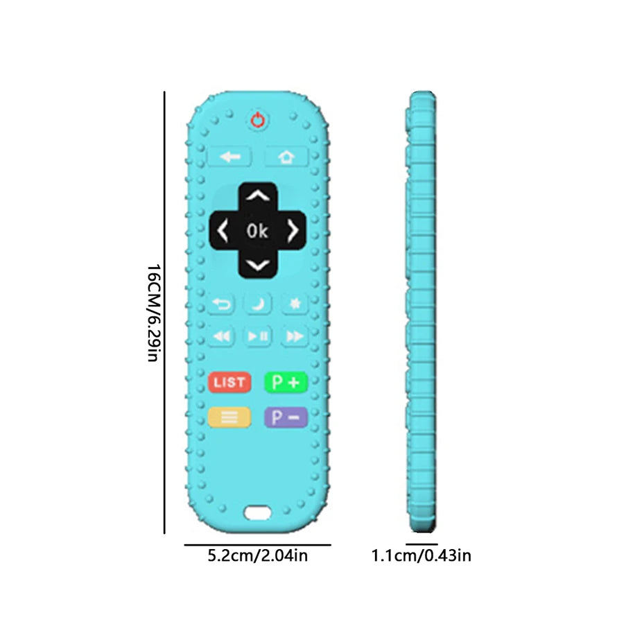 Silicone Teething Remote Control Toy for Babies