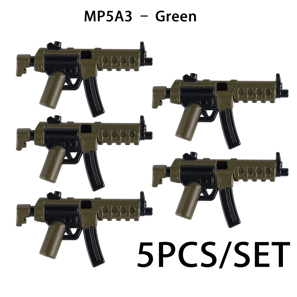 SWAT Soldier Accessories Building Block Set with Laptop and Weapons