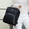 Canvas Baby Diaper Bag with Thermal Bottle Pockets & Hanging Design