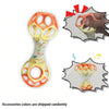 Easy-Grasp Baby Rattle Toy with Soft Teething Edges